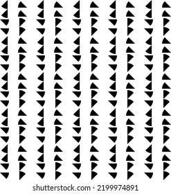 Bold minimalistic seamless pattern. Repeating geometric overlapping circles. Abstract vector background design with black shapes. half circle quarter. repeatable illustration for print texture
