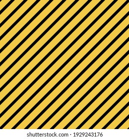 Bold minimalistic seamless yellow stripes pattern. Repeating geometric slanted lines. Abstract vector background design.