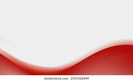 Bold and modern abstract background with a flowing red wave. Perfect for energy, passion, and sports designs.