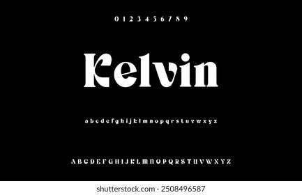 Bold modern font.Serif Font. Typical Italic Capital letters Smaller Urban typographic alphabet fonts for digital, fashion, sports, entertainment, technology, logo design, and vector illustration