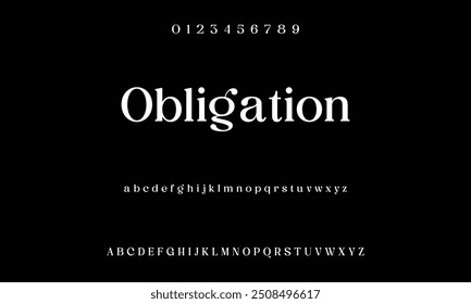 Bold modern font.Serif Font. Typical Italic Capital letters Smaller Urban typographic alphabet fonts for digital, fashion, sports, entertainment, technology, logo design, and vector illustration