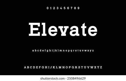 Bold modern font.Serif Font. Typical Italic Capital letters Smaller Urban typographic alphabet fonts for digital, fashion, sports, entertainment, technology, logo design, and vector illustration