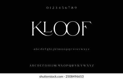 Bold modern font.Serif Font. Typical Italic Capital letters Smaller Urban typographic alphabet fonts for digital, fashion, sports, entertainment, technology, logo design, and vector illustration