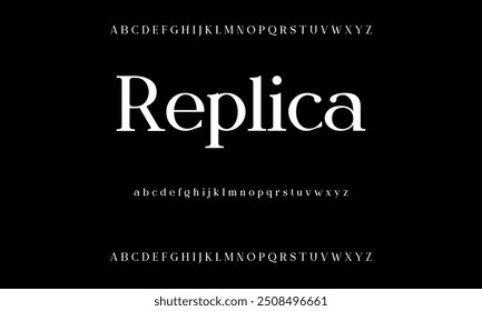 Bold modern font.Serif Font. Typical Italic Capital letters Smaller Urban typographic alphabet fonts for digital, fashion, sports, entertainment, technology, logo design, and vector illustration