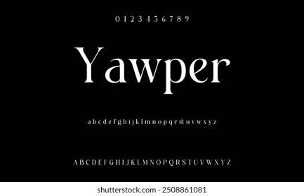 Bold modern font.Serif Font. Typical Italic Capital letters Smaller Urban typographic alphabet fonts for digital, fashion, sports, entertainment, technology, logo design, and vector illustration