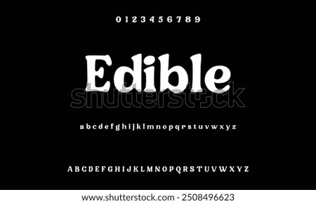 Bold modern font.Serif Font. Typical Italic Capital letters Smaller Urban typographic alphabet fonts for digital, fashion, sports, entertainment, technology, logo design, and vector illustration