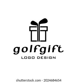 A bold and modern logo, a very unique combination of the letter G, golf club and gifts.
EPS 10, Vector.