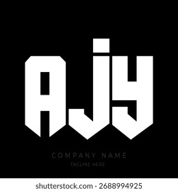 A bold and modern monogram logo design featuring the letters in a geometric block-style font.