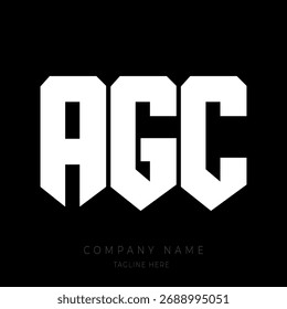 A bold and modern monogram logo design featuring the letters in a geometric block-style font.