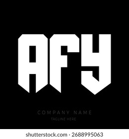 A bold and modern monogram logo design featuring the letters in a geometric block-style font.