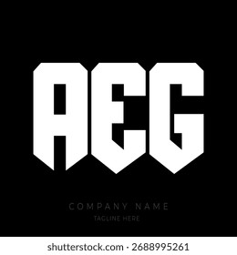 A bold and modern monogram logo design featuring the letters in a geometric block-style font.