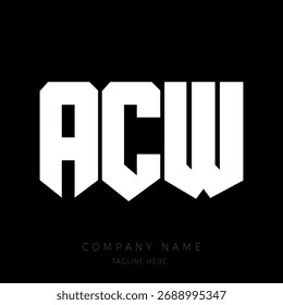 A bold and modern monogram logo design featuring the letters in a geometric block-style font.