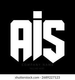 A bold and modern monogram logo design featuring the letters in a geometric block-style font.