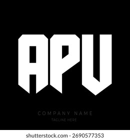 A bold and modern monogram logo design featuring the letters in a geometric block-style font.