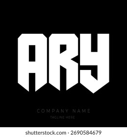 A bold and modern monogram logo design featuring the letters in a geometric block-style font.