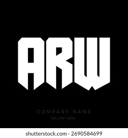 A bold and modern monogram logo design featuring the letters in a geometric block-style font.