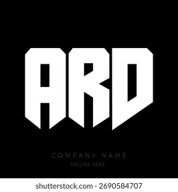 A bold and modern monogram logo design featuring the letters in a geometric block-style font.