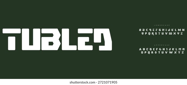 Bold modern slant font vector with alternate style