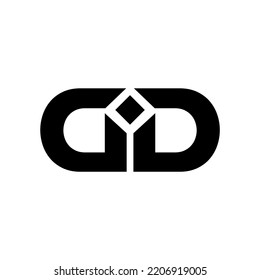 bold monogram double D iconic logo design vector ideas, clean letter DID mark logo symbol with elegant, clean and flat styles isolated on white background. creative logo D mark symbol design vector