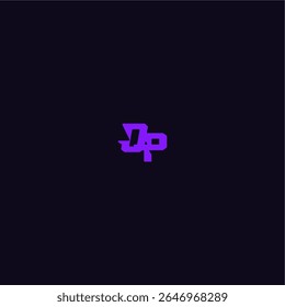 with bold monogram style cool and sporty design OP techno sport logo letter