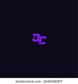 with bold monogram style cool and sporty design OC techno sport logo letter