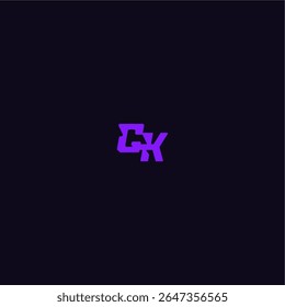 with bold monogram style cool and sporty design CK techno sport logo letter