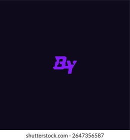 with bold monogram style cool and sporty design BY techno sport logo letter