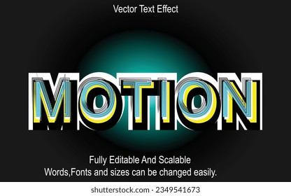 Fett animierte Text-Effekt-Vorlage.Moderner Text-Effekt.