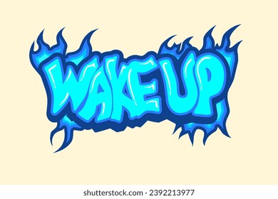 Bold Motivational Graffiti Typography. Statement Art Perfect for Apparel, Prints, and Digital Art