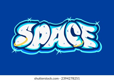 Design Graffiti Style Font Lettering, Illustration Vectorielle Art, Pour T-shirt, Hoodie, autocollant et affiche	