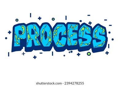 Concevoir des lettres de police de style graffiti, des illustrations vectorielles, des T-shirts, des mouchoirs et des affiches	