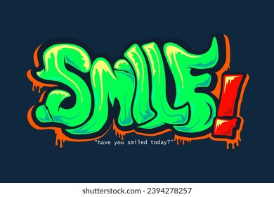 Design Graffiti Style Font Lettering, Illustration Vectorielle Art, Pour T-shirt, Hoodie, autocollant et affiche	