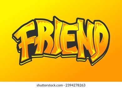 Concevoir des lettres de police de style graffiti, des illustrations vectorielles, des T-shirts, des mouchoirs et des affiches	