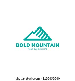 Bold mountain logo