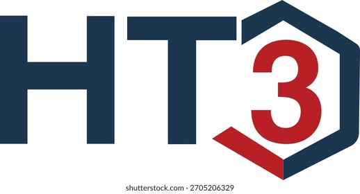 “HT3 — Un audaz logotipo de marca inspirado en la montaña”.