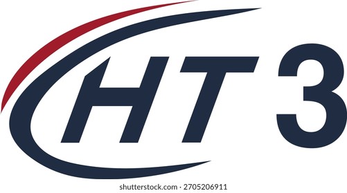 “HT3 — Un audaz logotipo de marca inspirado en la montaña”.