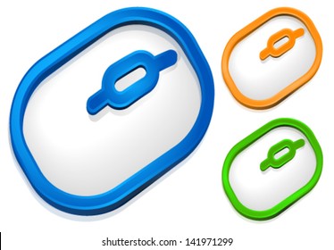Bold Mouse Icons - suitable for header icon, single icon