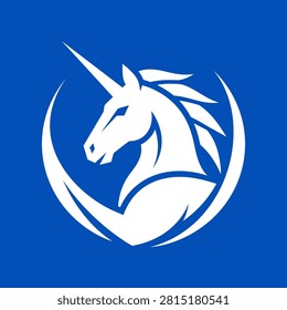 Bold, mythical horse symbol representing innovation and magical brand presence.