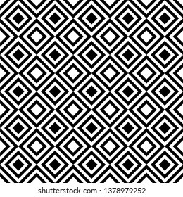 Bold Nested Sqaures, seamless tileable geometric pattern design