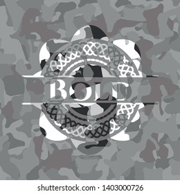 Bold on grey camouflage texture