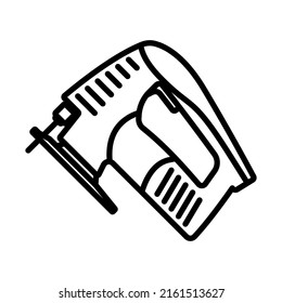 Bold outline design with editable stroke width. Vector Illustration.