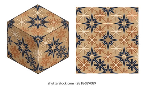 Bold packaging solution featuring radiant celestial star shapes for eye-catching displays.