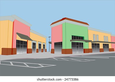 bold pastel colored strip