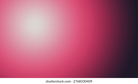 Bold pink to dark gradient with glowing center, creating dramatic contrast and depth.