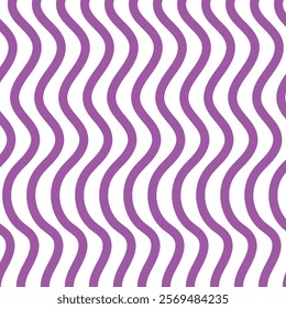 bold pink wavy line pattern with seamless abstract geometric design