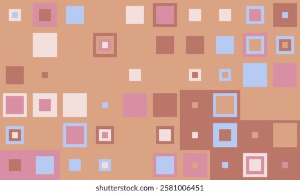 Bold pop art random ornament. Corner cover minimalist block. Repeat geometry optical wallpaper. Digital fashionable panoramic stylish.