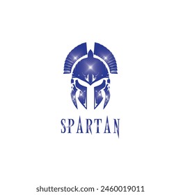 Bold and Powerful Logo Design Featuring A Striking Spartan Logo Design, Vector Illustration