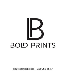 O logotipo Bold Prints normalmente representa um serviço de impressão que enfatiza impressões fortes, impactantes e de alta qualidade. Ele muitas vezes usa tipografia robusta ou elementos gráficos para transmitir durabilidade, clari