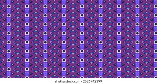 Bold Purple Abstract Seamless Pattern for Creative Projects