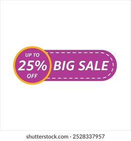 Bold Red 20 por ciento de descuento en la etiqueta de venta para ofertas y descuentos